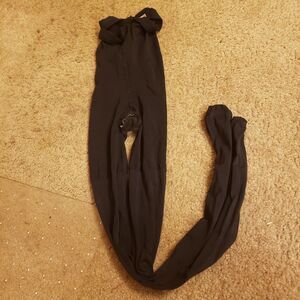 Spanx High-Waisted, Black tights size B 4'10" (115-150 LBS) great condition!